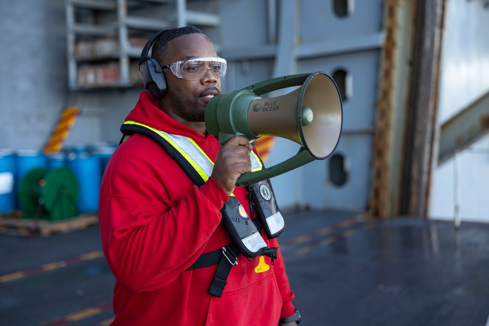 Abraham Lincoln conducts small arms live-fire exercise