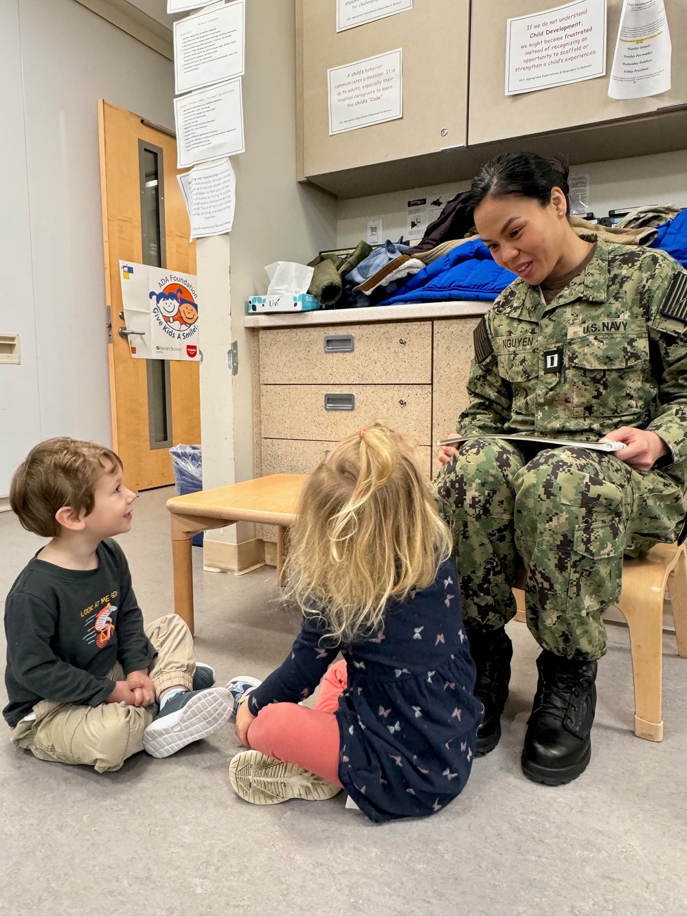 Walter Reed Pediatric Dentistry Team Provides Dental Screenings at Child Development Centers in National Capital Region