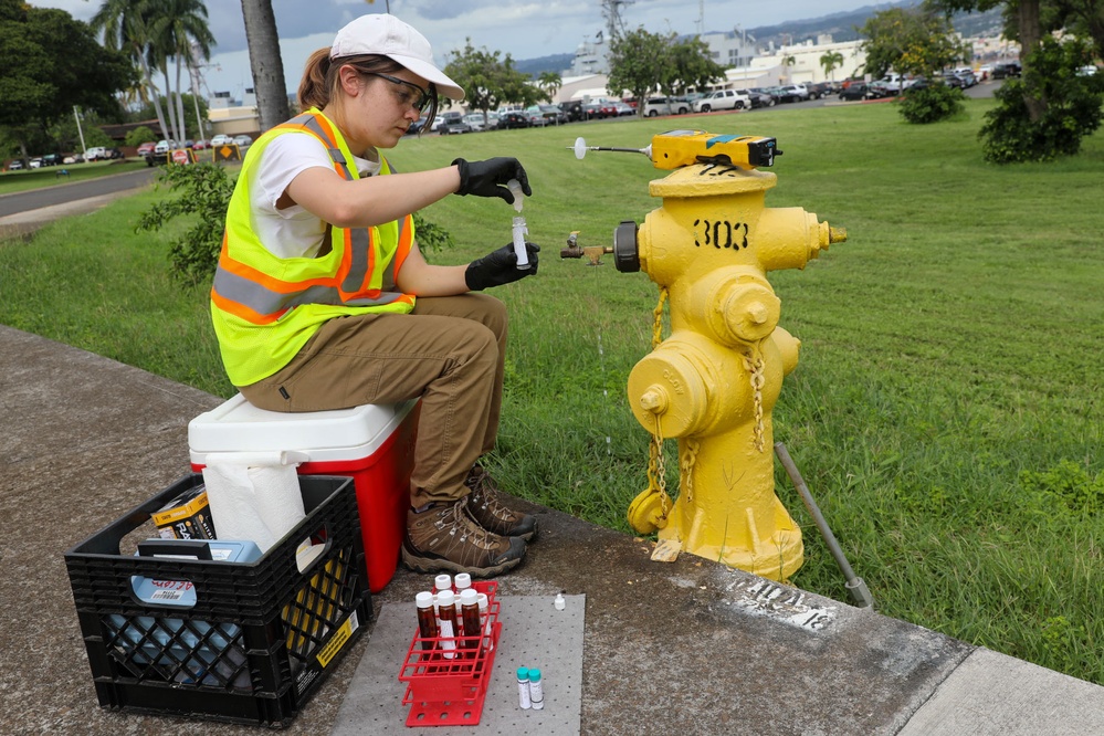 Fire Hydrant Testing Joint Base Pearl Harbor-Hickam