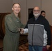 Col. Jared K. Stone presents awards to civilian employees