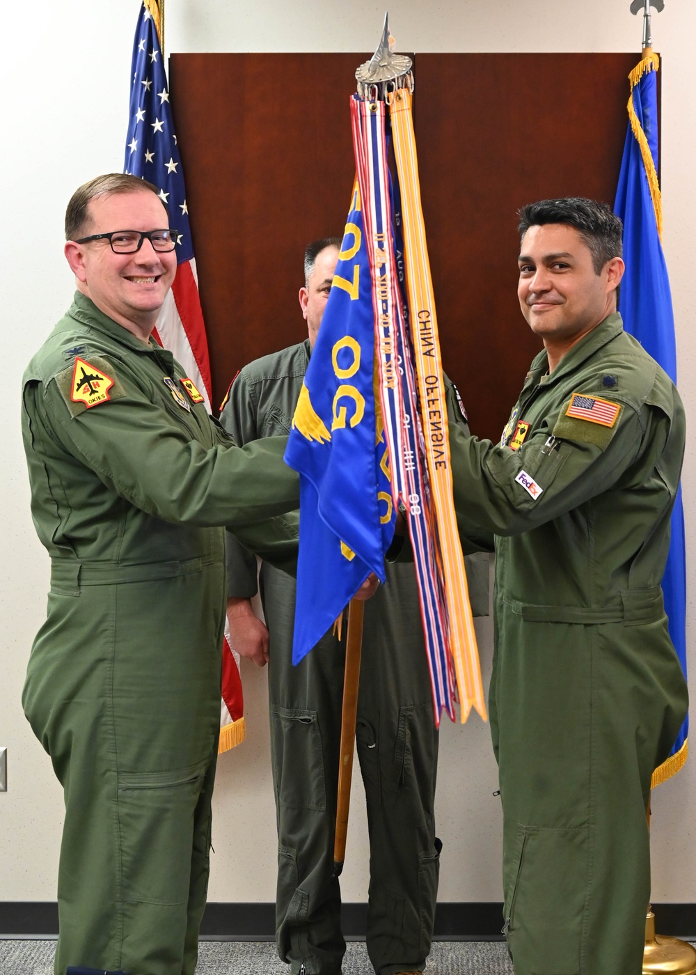 Okies welcome new flying squadron commander