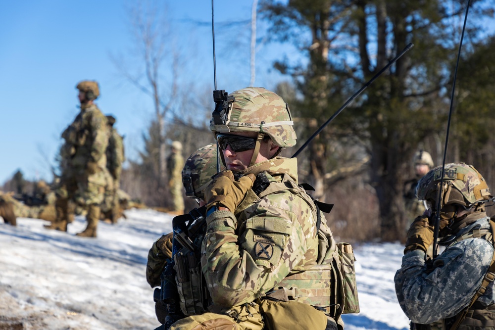 10th Mountain Division Conducts Combined-Arms Live-Fire Exercise
