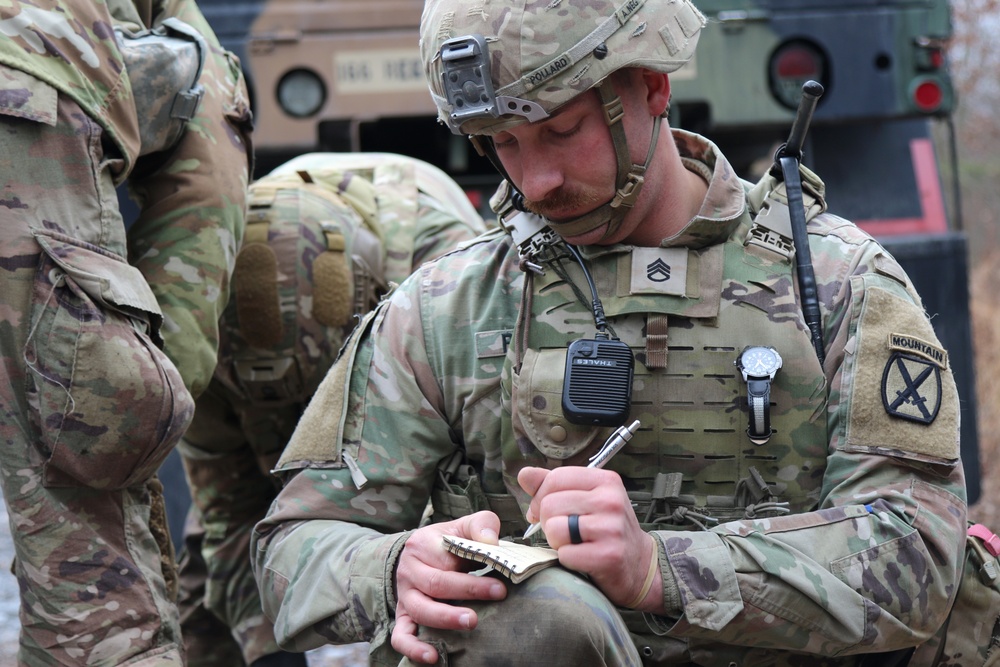 166th Regiment infantry students complete field training exercise