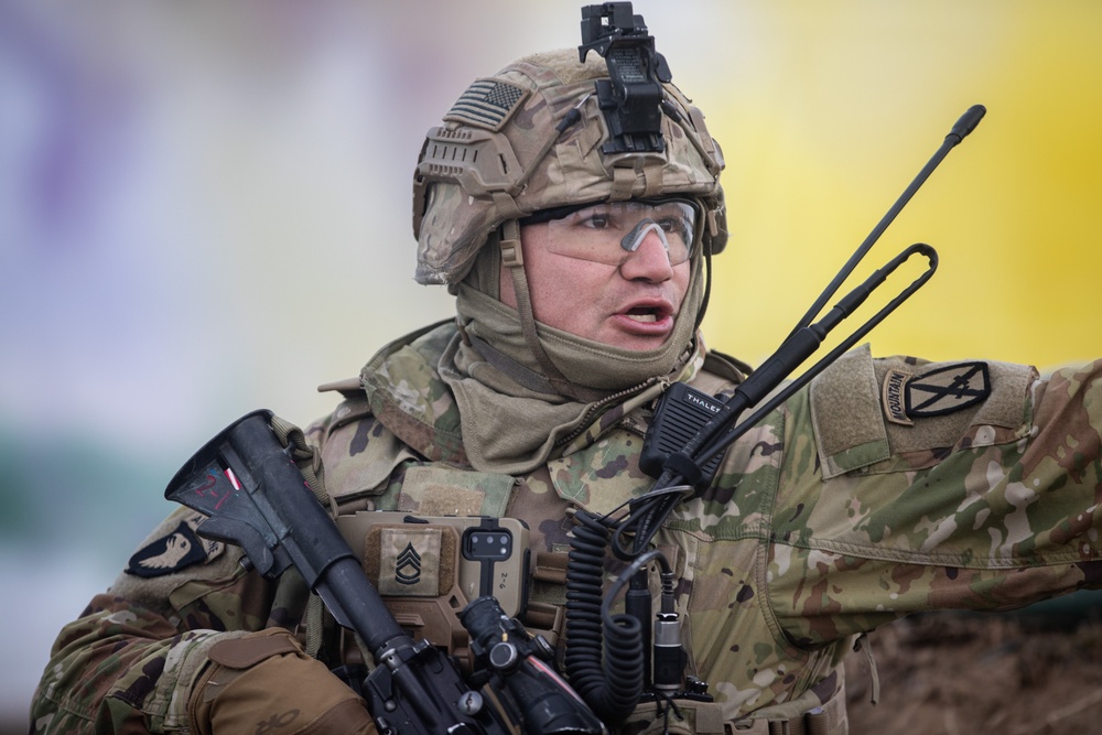 10th Mountain Division Conducts Combined-Arms Live-Fire Exercise