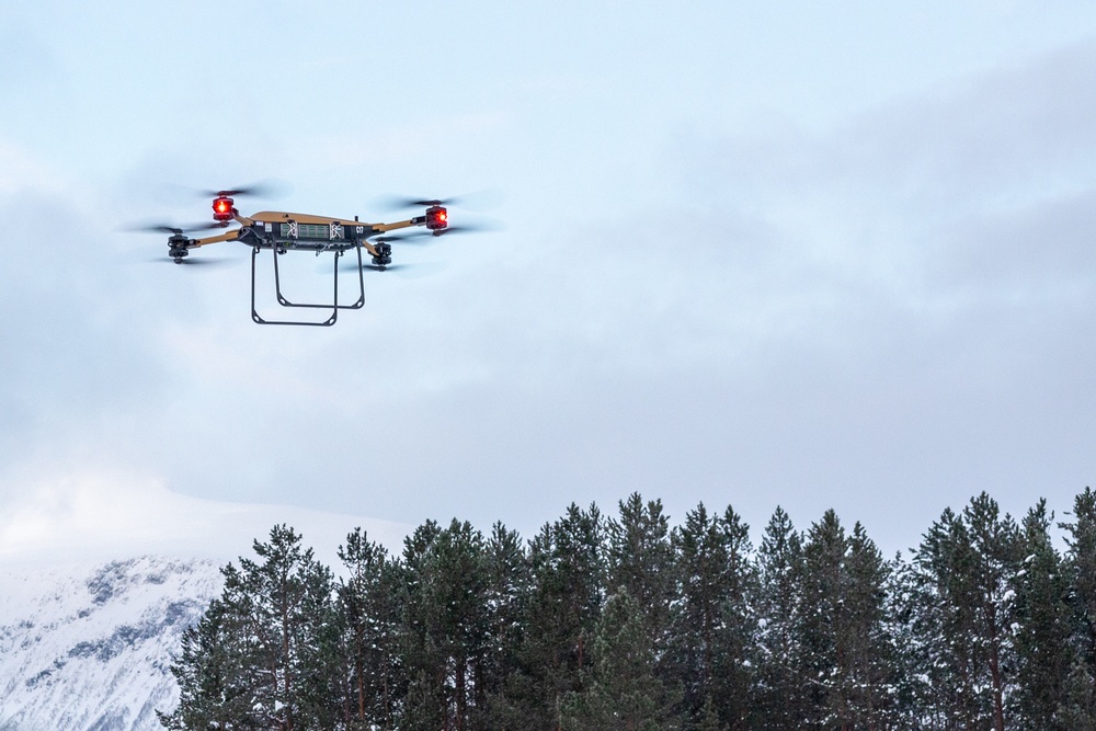 CLB-6 Conducts Tactical Resupply Vehicle 150 unmanned aircraft system Test Flights in Norway