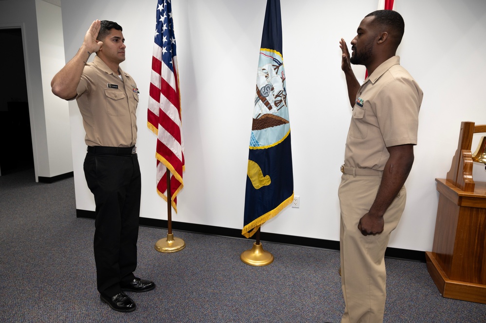 Recruiter Reeinlists at NTAG Miami