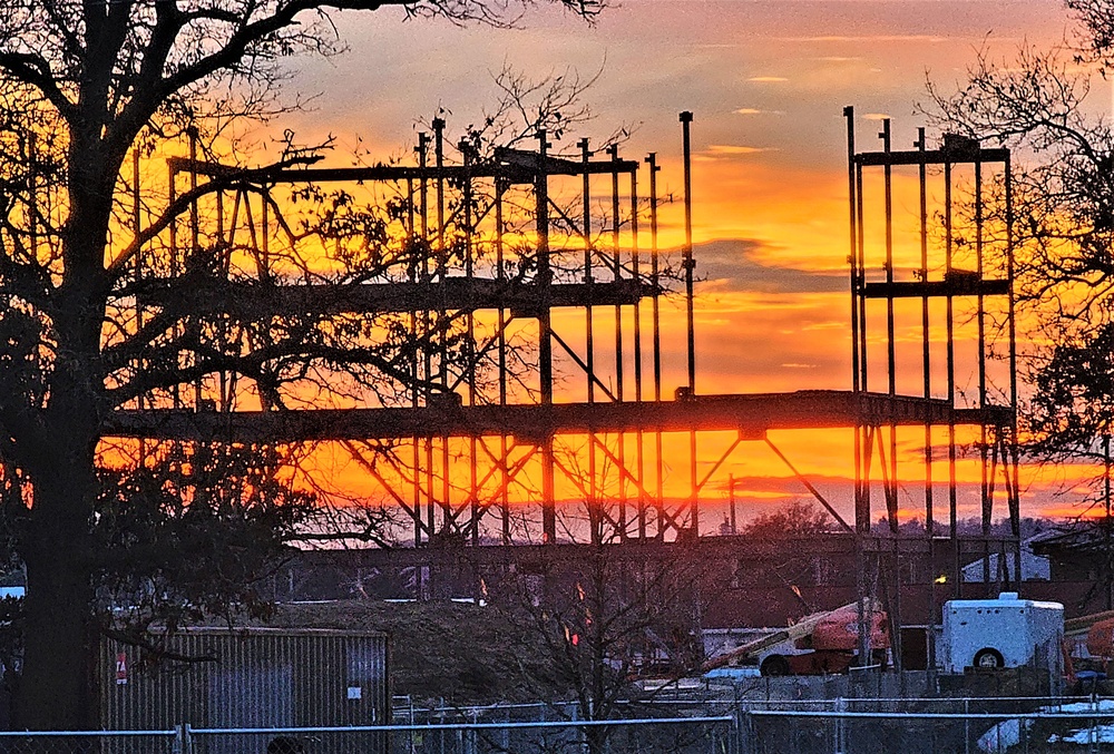 February 2024 barracks construction at Fort McCoy