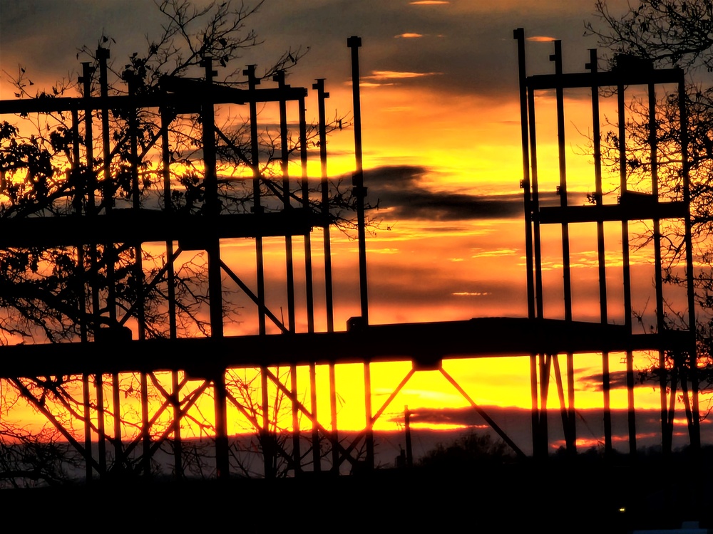 February 2024 barracks construction at Fort McCoy