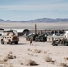 Marines with 3rd LAR unload tactical vehicles off of Air Force C-17 Globemaster III cargo aircraft