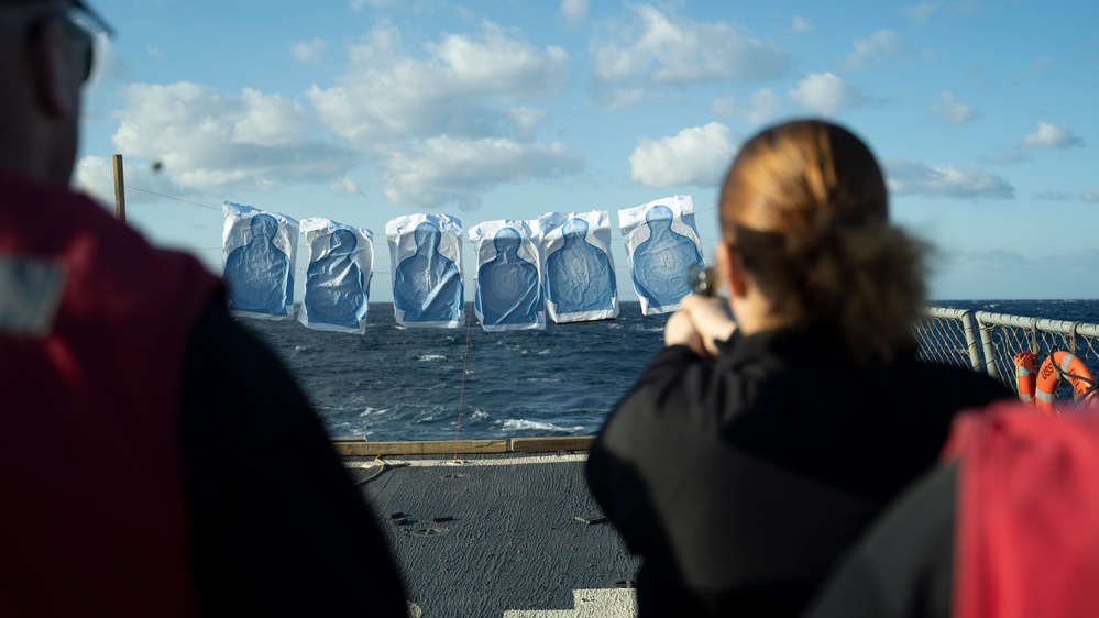 USS Delbert D. Black Operates in the Mediterranean Sea