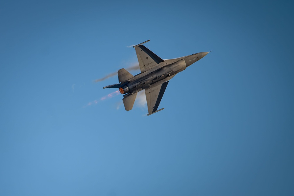 The F-16 Viper Demonstration Team continues pre-season training