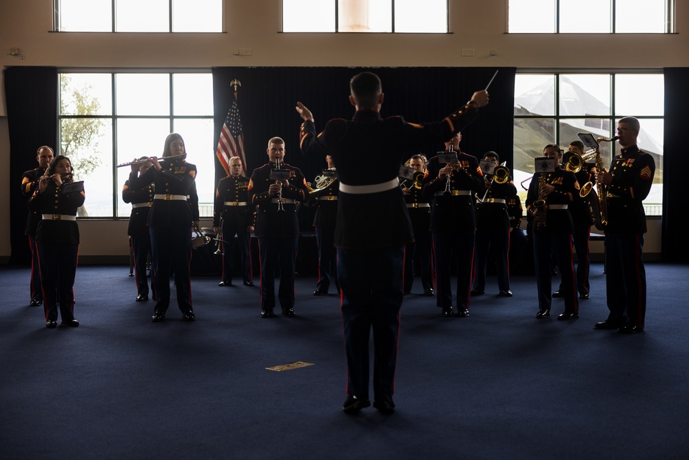 1st Marine Division Band participates in Reagan wreath-laying ceremony