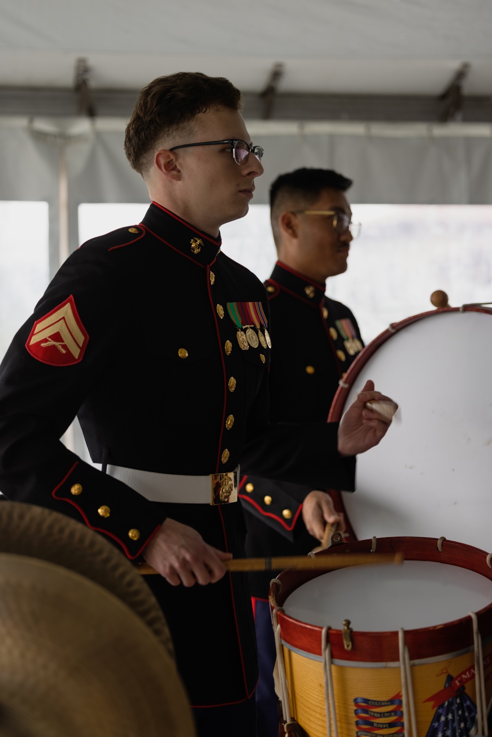 1st Marine Division Band participates in Reagan wreath-laying ceremony