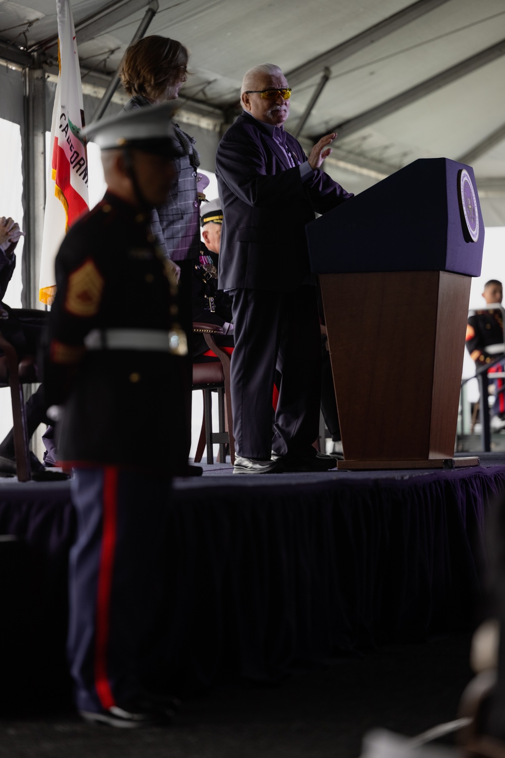 1st Marine Division Band participates in Reagan wreath-laying ceremony