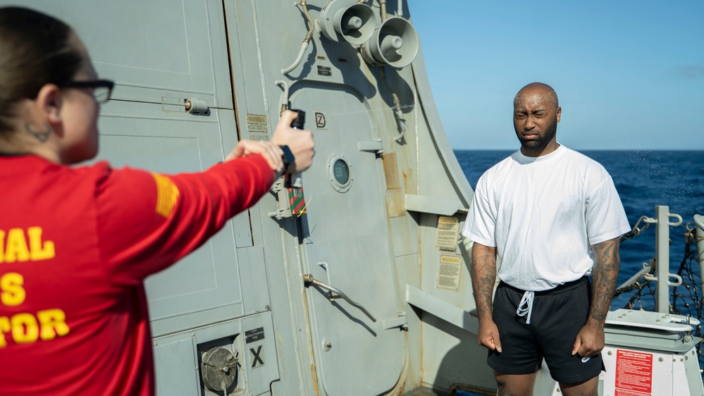 USS Delbert D. Black Operates in the Mediterranean Sea