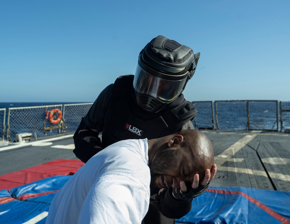 USS Delbert D. Black Operates in the Mediterranean Sea