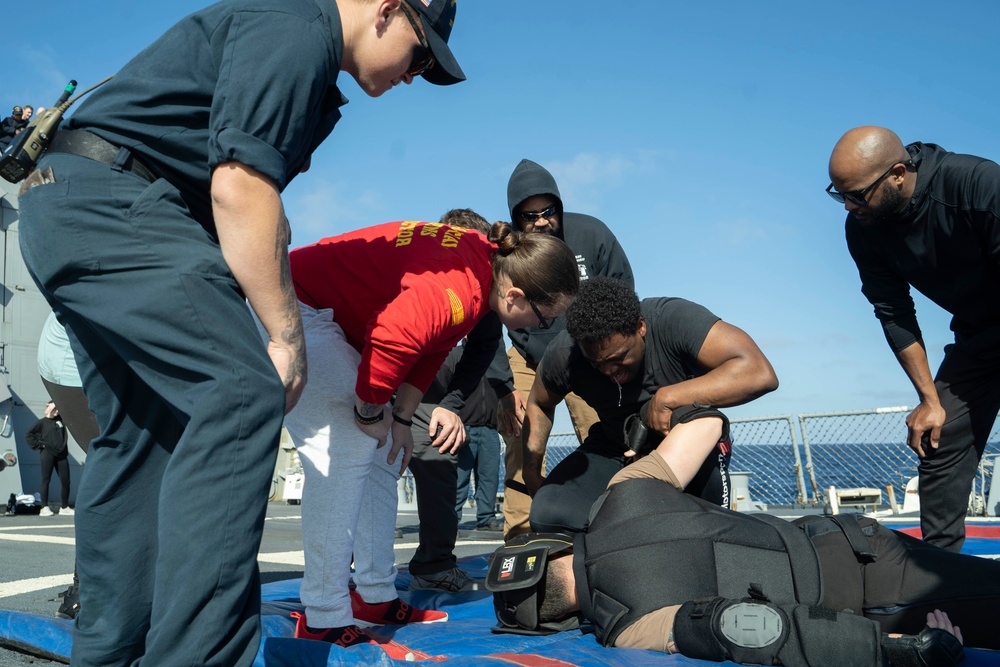 USS Delbert D. Black Operates in the Mediterranean Sea