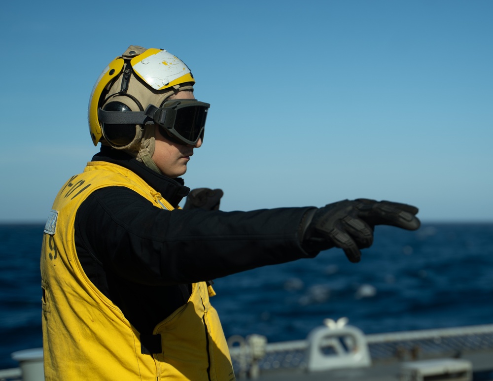 USS Delbert D. Black Operates in the Mediterranean Sea