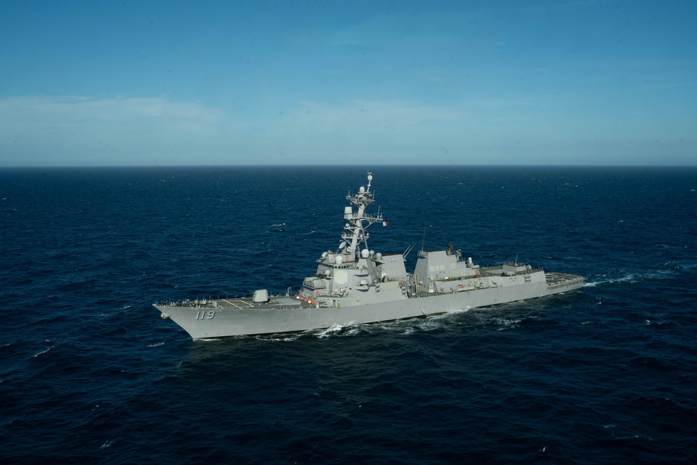 USS Delbert D. Black Operates in the Mediterranean Sea