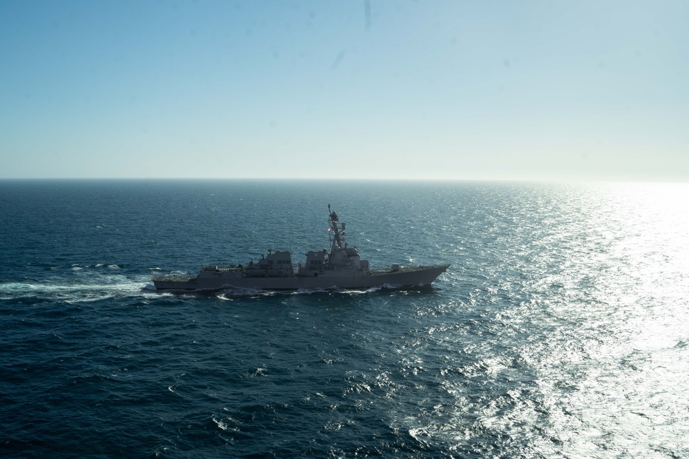 USS Delbert D. Black Operates in the Mediterranean Sea