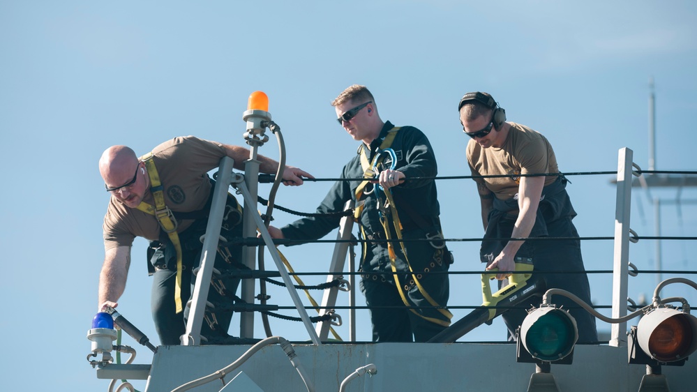 USS Delbert D. Black Operates in the Mediterranean Sea