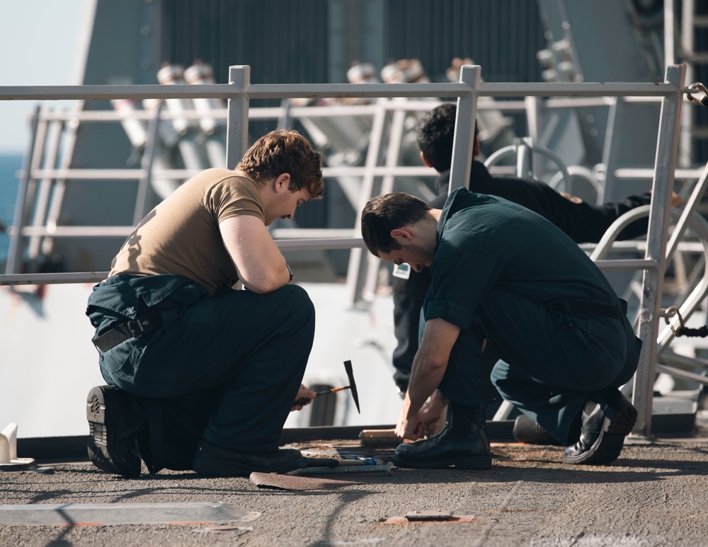 USS Delbert D. Black Operates in the Mediterranean Sea