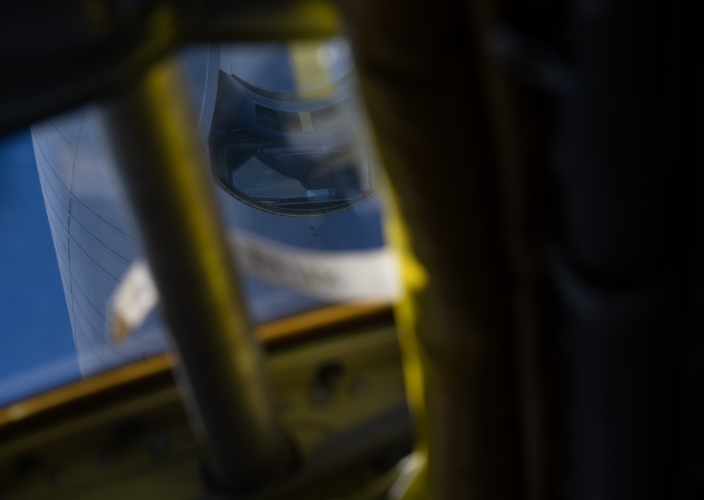 BTF flies over the Pacific Ocean