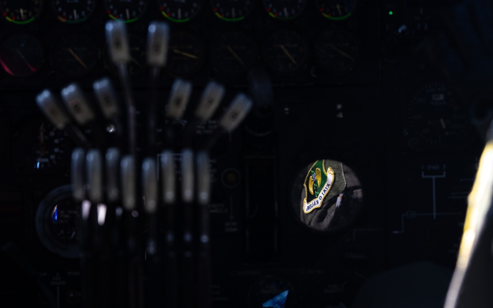 BTF flies over the Pacific Ocean