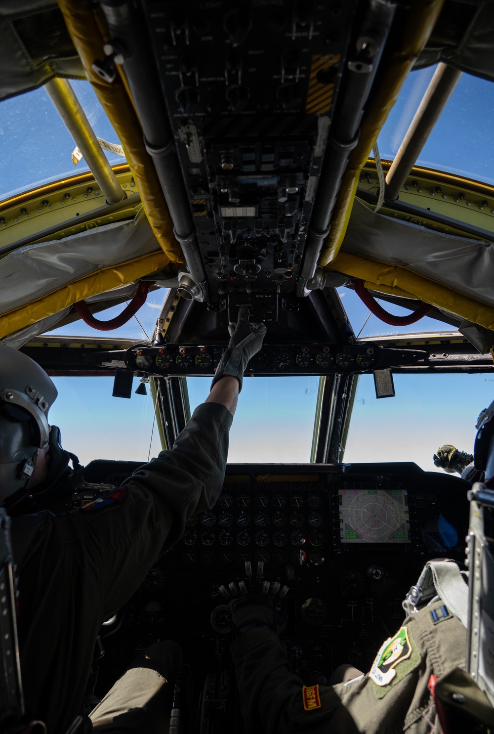 BTF flies over the Pacific Ocean