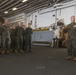 III MEF CG visits 31st MEU aboard USS America