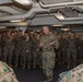 III MEF CG visits 31st MEU aboard USS America