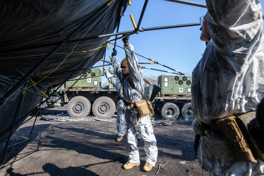 CLR-3 Conducts Battle Hand Off Drills