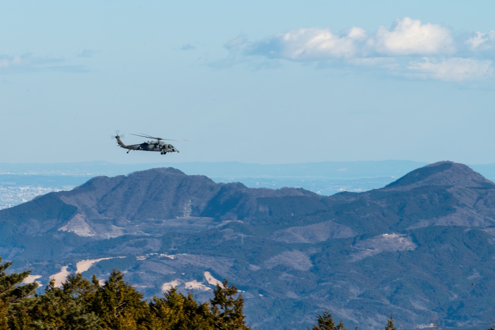 The Golden Falcons of HSC-12 Conduct Flight Operations