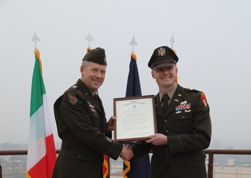 Maj. Ryan Goulet promotes to Lt. Col.