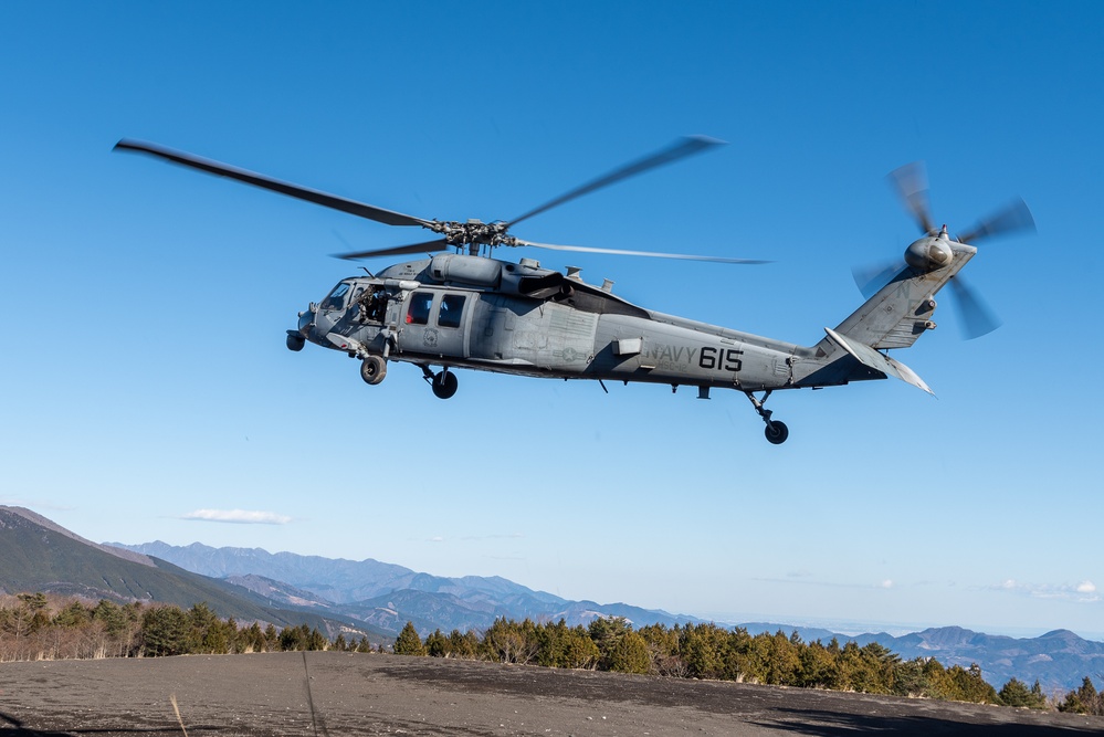 The Golden Falcons of HSC-12 Conduct Flight Operations