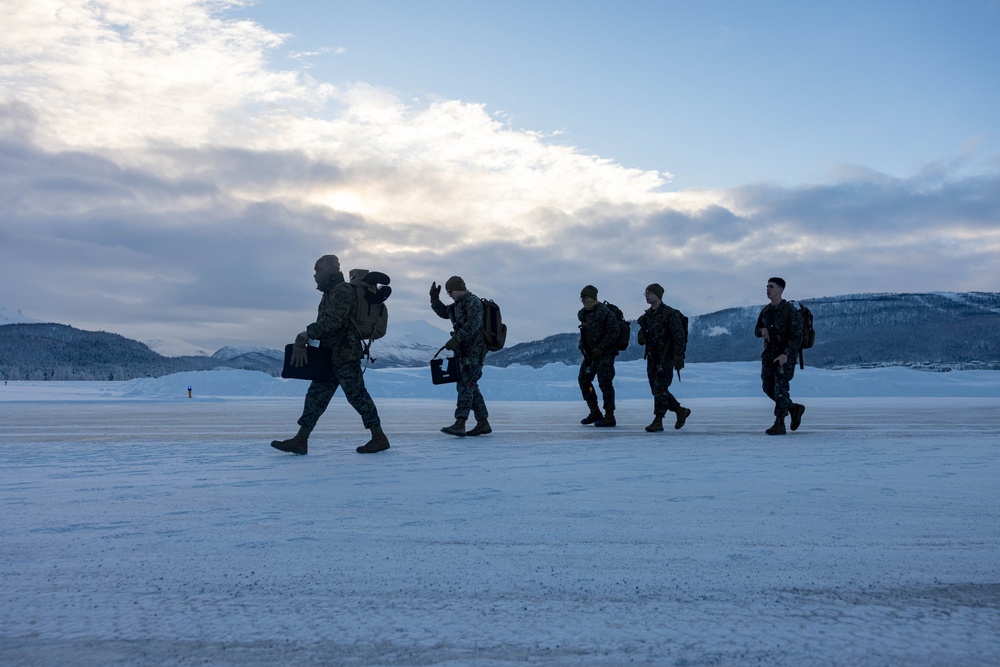 U.S. Marines with 2nd Marine Aircraft Wing arrive in Norway for Exercise Nordic Response 24