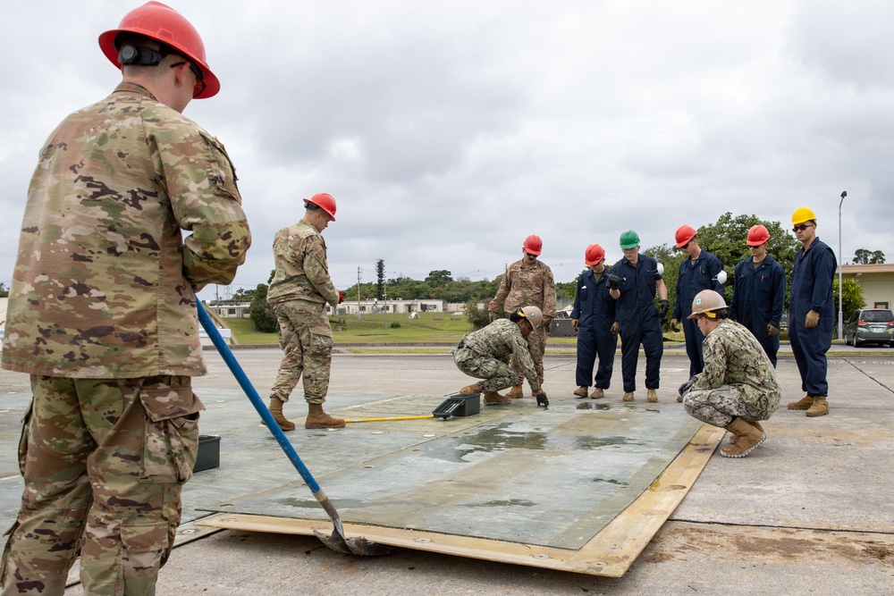 Seabees, Airman, and Marines Work Together During Keen Edge '24