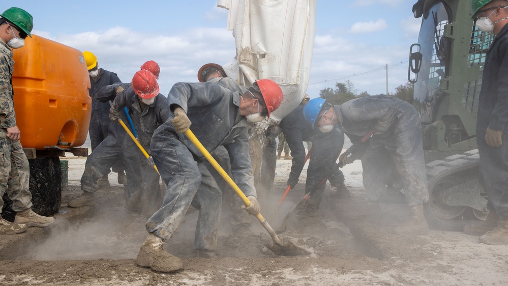 Seabees, Airman, and Marines Work Together During Keen Edge '24