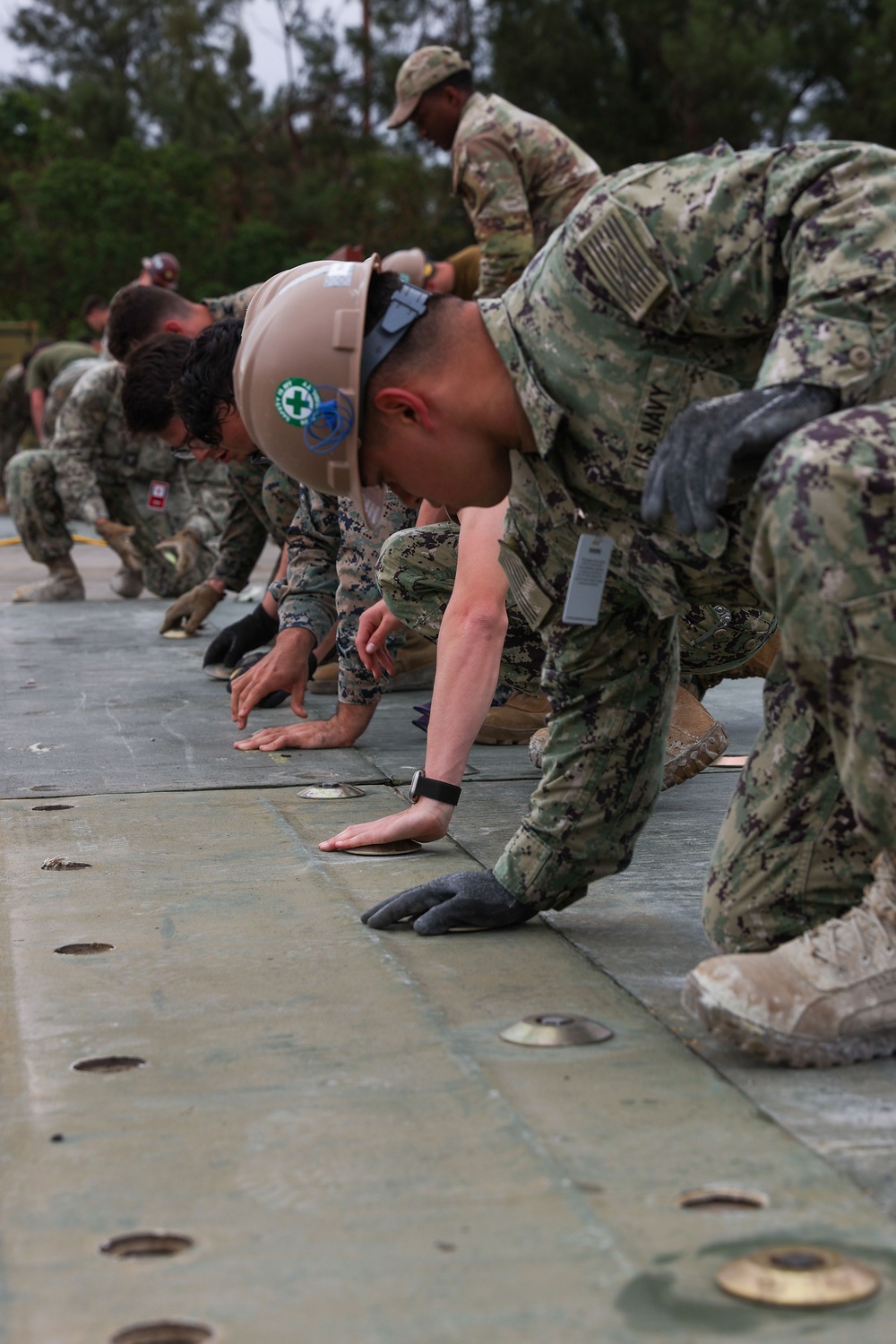 Seabees, Airman, and Marines Work Together During Keen Edge '24