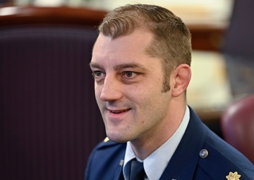 CSAF Allvin presents 2022 Kolligian Trophy