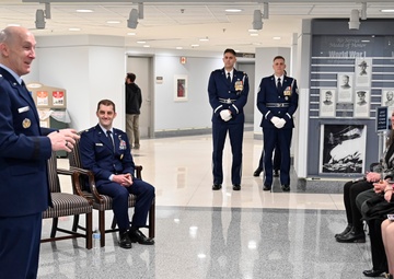 CSAF Allvin presents 2022 Kolligian Trophy