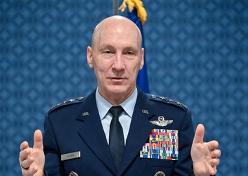 CSAF Allvin presents 2022 Kolligian Trophy