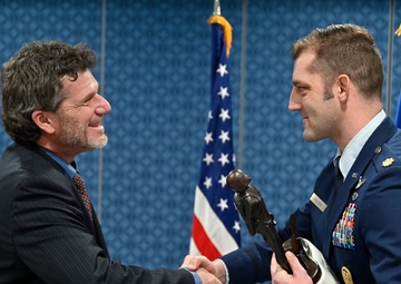 CSAF Allvin presents 2022 Kolligian Trophy