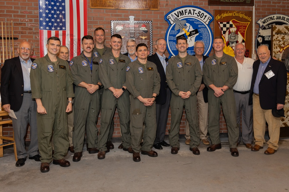 Distinguished Flying Cross Society visits MCAS Beaufort