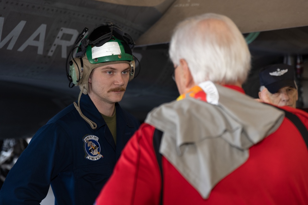 Distinguished Flying Cross Society visits MCAS Beaufort