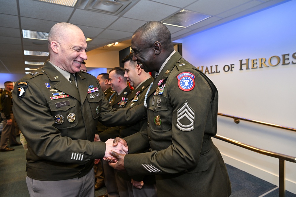 Top 13 Recruiters recognized at Washington ceremony