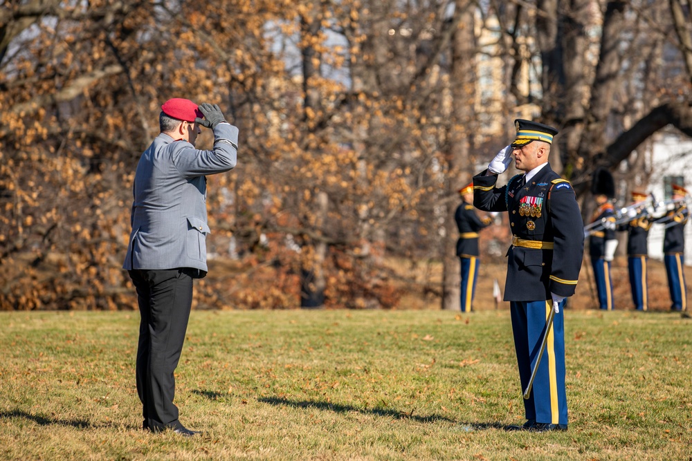 Chief of Staff of the Germany Army Arrival Ceremony
