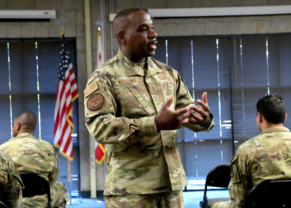 ANG Command Chief visits 147th CBCS