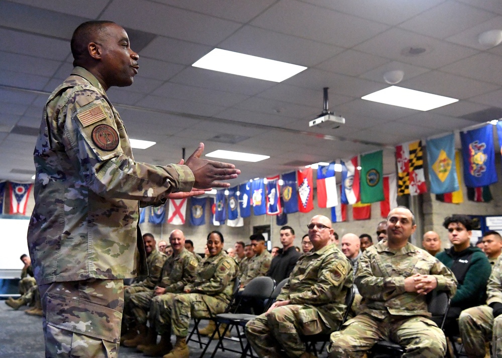 ANG Command Chief visits 147th CBCS