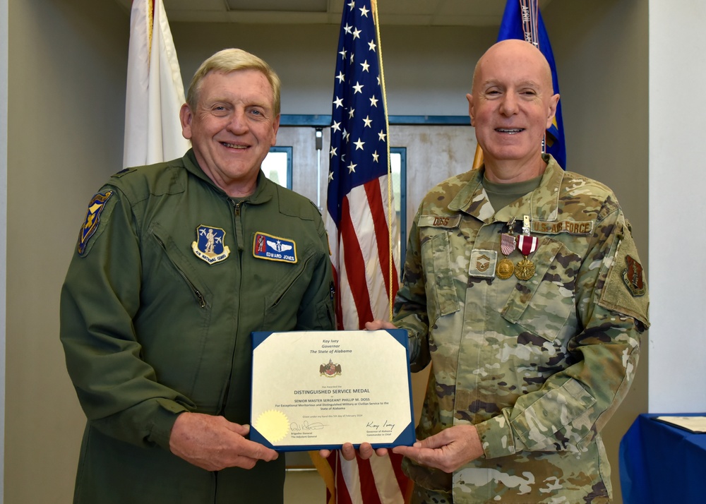SMSgt Phillip Doss retires from 117 ARW after 39 years of military service